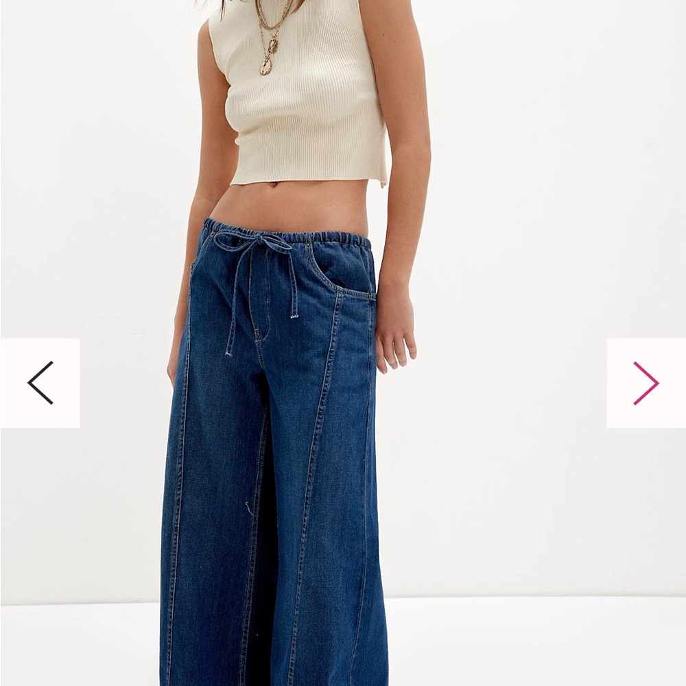 We the Free Veritas Wide Leg Jeans size Large NWT